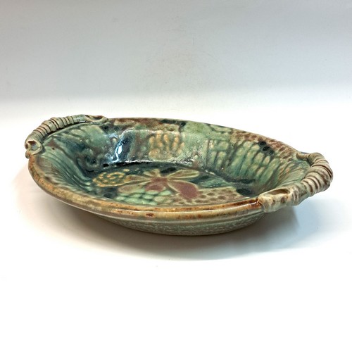 #231029 Baking DIsh, Oval, Green 12x8.5 $22 at Hunter Wolff Gallery